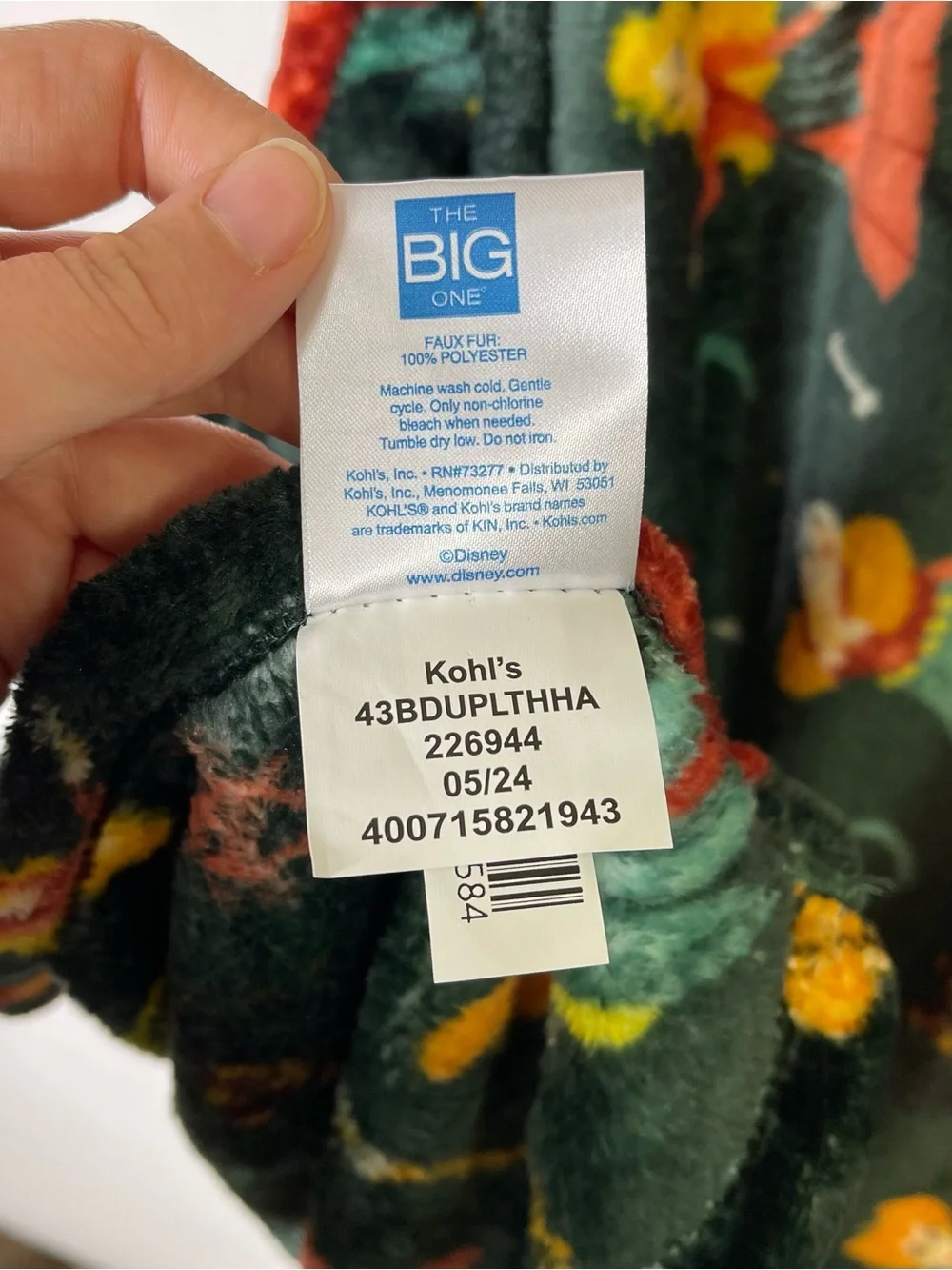 Disney Hocus Pocus Green Soft Blanket The Big One